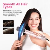 MogaWave Air Styler Pro 6-in-1 Föhnborstel en Krultang - Roze