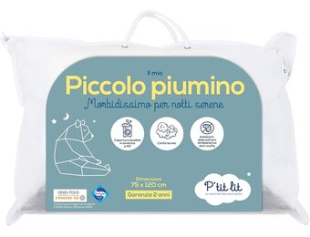 P'tit lit - Baby Dekbed | Peuter / Kleuter - 75x120 cm - Anti-allergisch - Ideaal voor bed 60x120 cm - 100% Microvezel - Oeko-Tex®