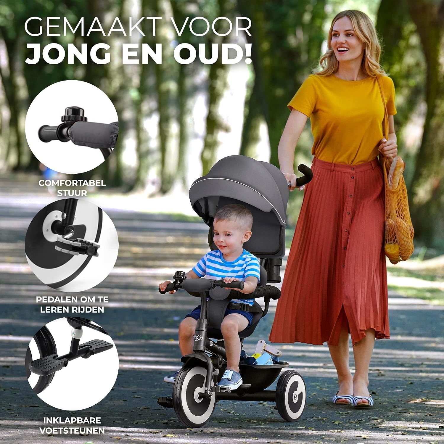 Kinderkraft Loopfiets Aston Roze