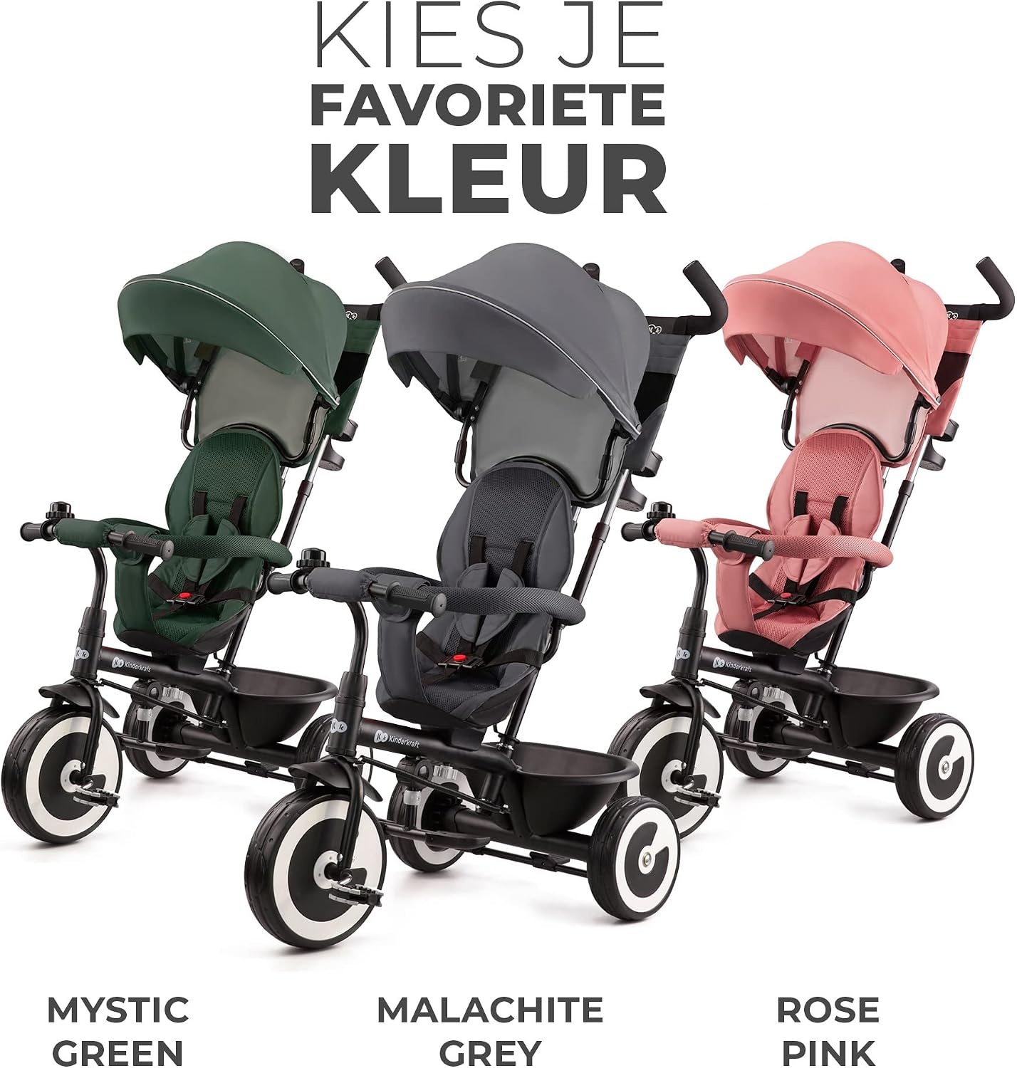 Kinderkraft Loopfiets Aston Roze