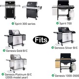 GFTIME 63.5cm Plating Warmhoudrek Vervangende onderdelen Vervangt voor Spirit 300 Series, Spirit E310 E320 E330 S310 S320 S330, Spirit 700, Weber 900, Platinum I en II Gasgrills.
