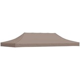 vidaXL Partytentdak 270 g/m² 6x3 m taupe