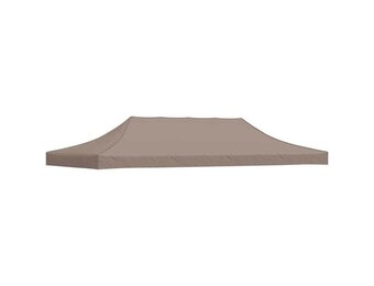 vidaXL Partytentdak 270 g/m² 6x3 m taupe