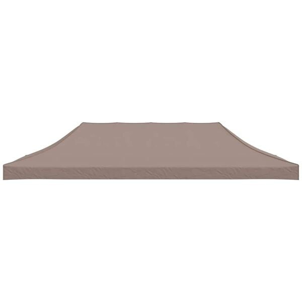 vidaXL Partytentdak 270 g/m² 6x3 m taupe