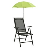 Set van 2 Campingstoel Parasols 105 cm Groen - 53% Korting