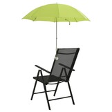 Set van 2 Campingstoel Parasols 105 cm Groen - 53% Korting