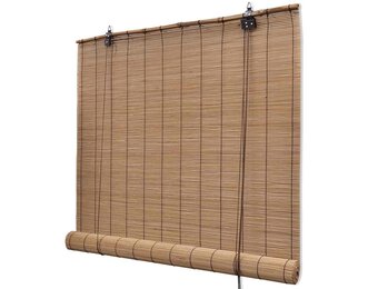 vidaXL Rolgordijn 140x160 cm bamboe bruin