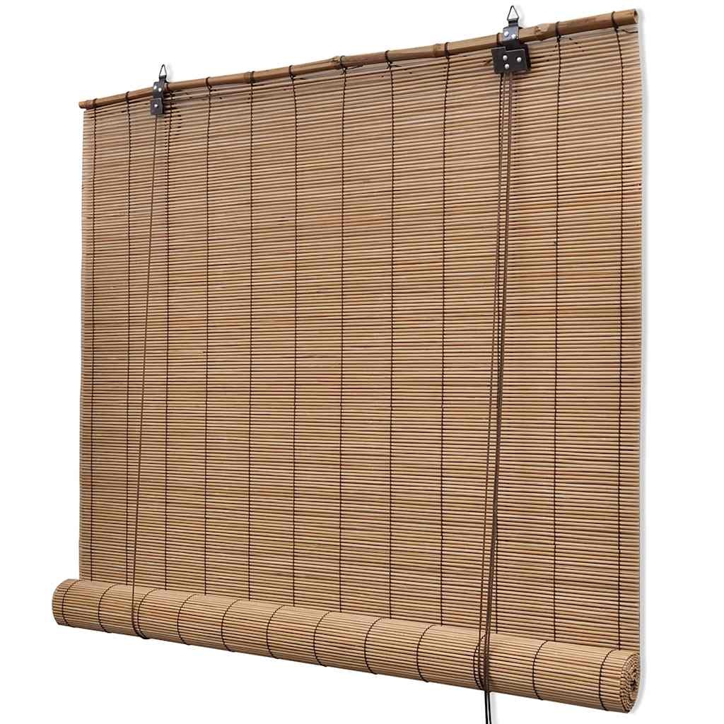 VidaXL Rolgordijn Bamboe Bruin 140x160 cm - 34% Korting