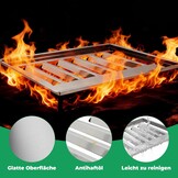 WELL GRILL RVS Gasbarbecue Vervangingsset 60 x 48 cm voor 3-Branders