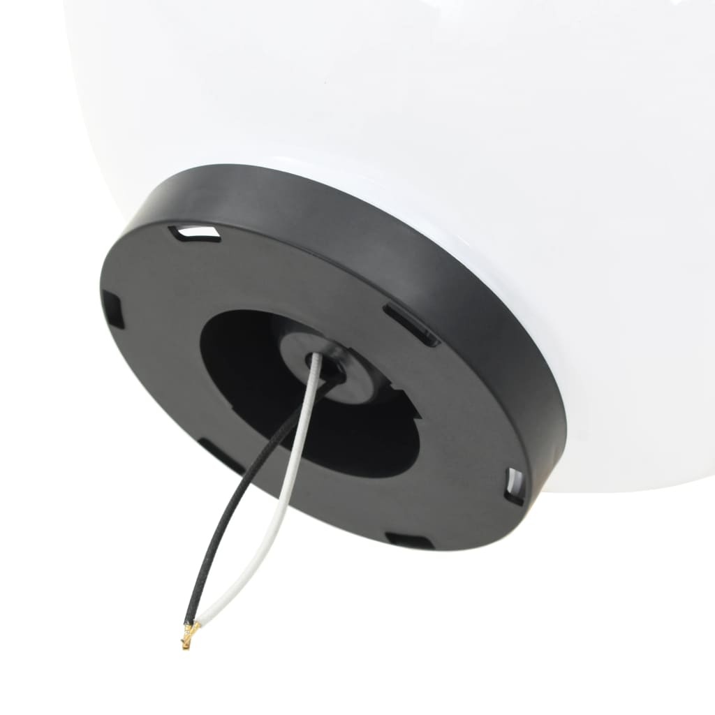 vidaXL LED-bollampen 2 st rond 30 cm PMMA