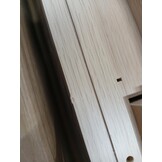 vidaXL Hoofdeinde met LED 220x18,5x103,5 cm hout artisanaal eikenkleur