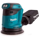 Makita DBO180Z Accu-Excentrische Schuurmachine, 16 x 450 mm, Blauw