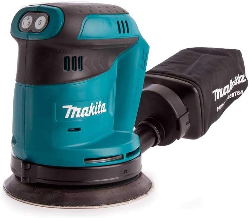 Makita DBO180Z Accu-Excentrische Schuurmachine, 16 x 450 mm, Blauw