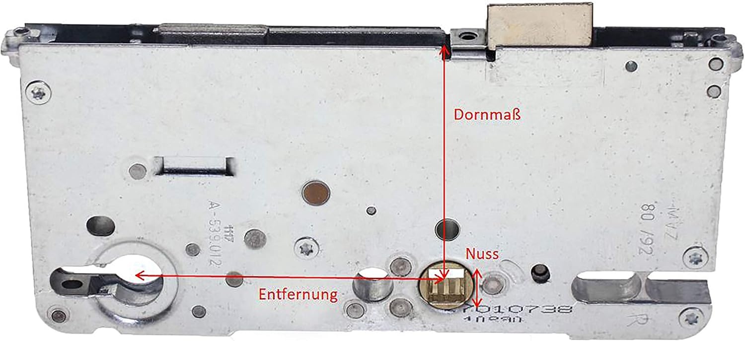 Roto Reparatieslot serie C500, 5592P10, zilver