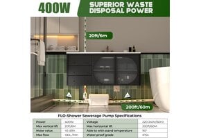 Krachtige Macerator Pomp 400W - Afvalwater voor Kelder & Meer | 52% Korting