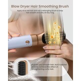 MogaWave 6-in-1 Airstyler en Föhnborstel Wit