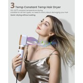 MogaWave 6-in-1 Airstyler en Föhnborstel Wit