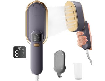 Krachtige Handstoomstrijkijzer 2000W - 180° Draaibaar - Grijs
