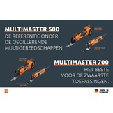 FEIN Multimaster MM 500 Plus Top, MultiTool met meer dan 30 accessoires - Maat MM 500 Plus Top