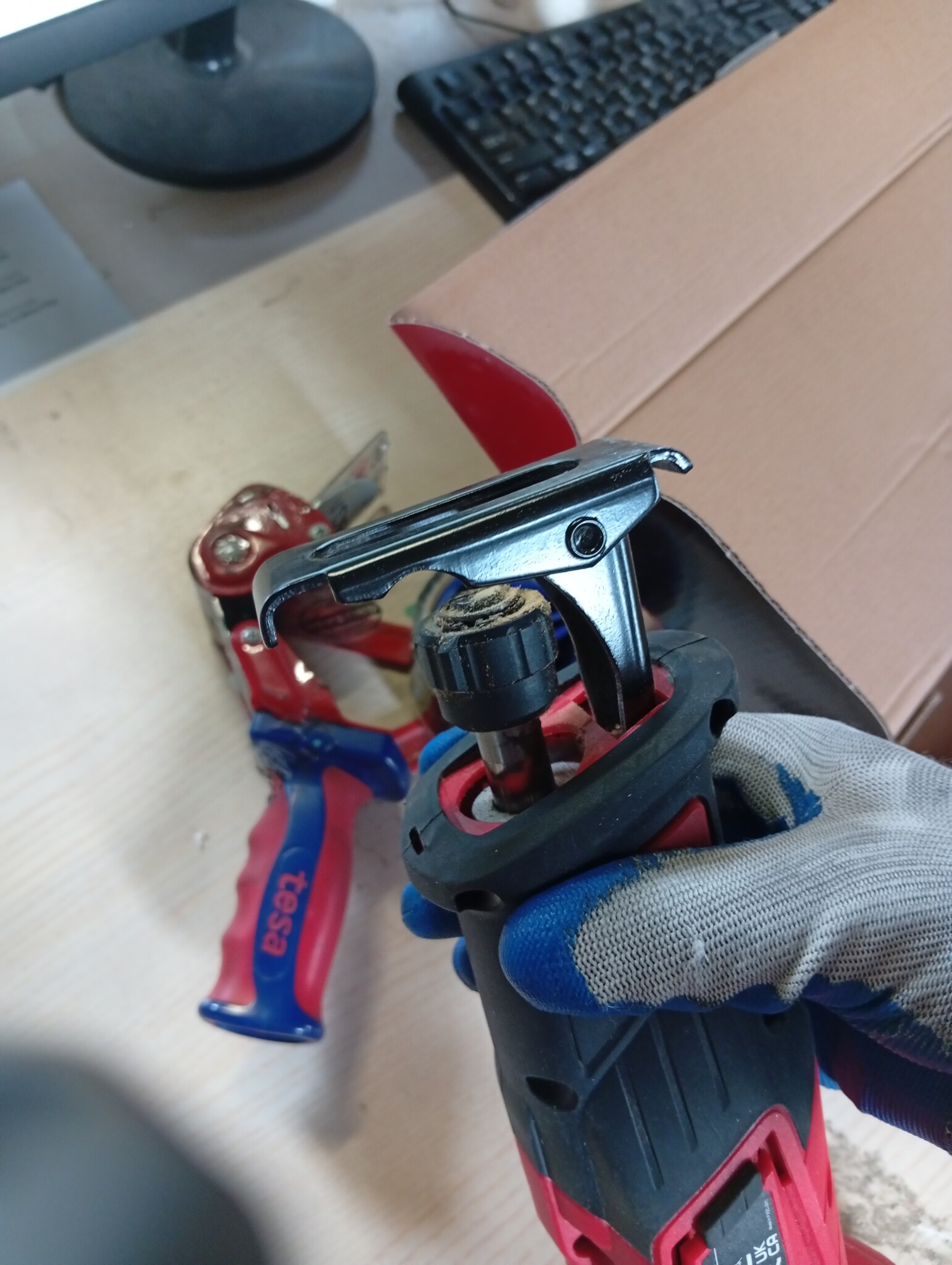 Einhell Accu Reciprozaag TE-AP 18/22 Li-Solo Zwart/Rood
