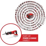 Einhell Accu Reciprozaag TE-AP 18/22 Li-Solo Zwart/Rood