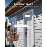 Reolink Magnetische Draadloze Beveiligingscamera voor Buiten & Binnen, 9 maanden batterijduur, 2,4/5GHz Wifi, AI-detectie, IR-nachtzicht, 2-weg Audio, IP67, Lokale opslag, Argus MagiCam