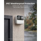 Reolink Magnetische Draadloze Beveiligingscamera voor Buiten & Binnen, 9 maanden batterijduur, 2,4/5GHz Wifi, AI-detectie, IR-nachtzicht, 2-weg Audio, IP67, Lokale opslag, Argus MagiCam