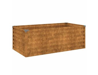 vidaXL Verhoogde tuinbak 100x50x36 cm cortenstaal