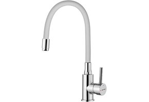Keukenkraan Chroom Wit 360° Flexibel - 40% Korting!