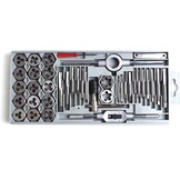 GSR Gustav Stursberg Schroefdraadsnijset 40-delig M3-M12 + BSP 1/8 inch zilver
