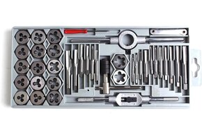 Schroefdraadsnijset 40-delig M3-M12 BSP 1/8 inch - 40% Korting