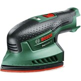 Bosch Home and Garden EasySander 12 Multischuurmachine met accu, zonder accu, 12 volt systeem, in kartonnen doos.