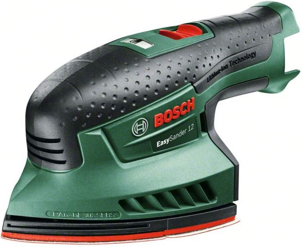 Bosch Home and Garden EasySander 12 Multischuurmachine met accu, zonder accu, 12 volt systeem, in kartonnen doos.