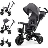Kinderkraft Aveo Dreirad - Kinderdriewieler met duwstang - Grijs - Tot 25 kg