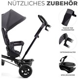 Kinderkraft Aveo Dreirad - Kinderdriewieler met duwstang - Grijs - Tot 25 kg
