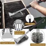 Herogo Grillbestekset, 6-delige roestvrijstalen grillaccessoires met draagtas