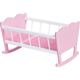 Pinolino 253414 Poppenwieg 'Jasmine' Compleet 4-delig roze