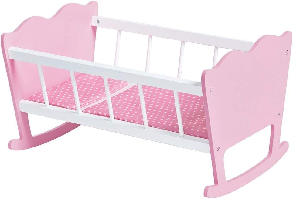Pinolino 253414 Poppenwieg 'Jasmine' Compleet 4-delig roze