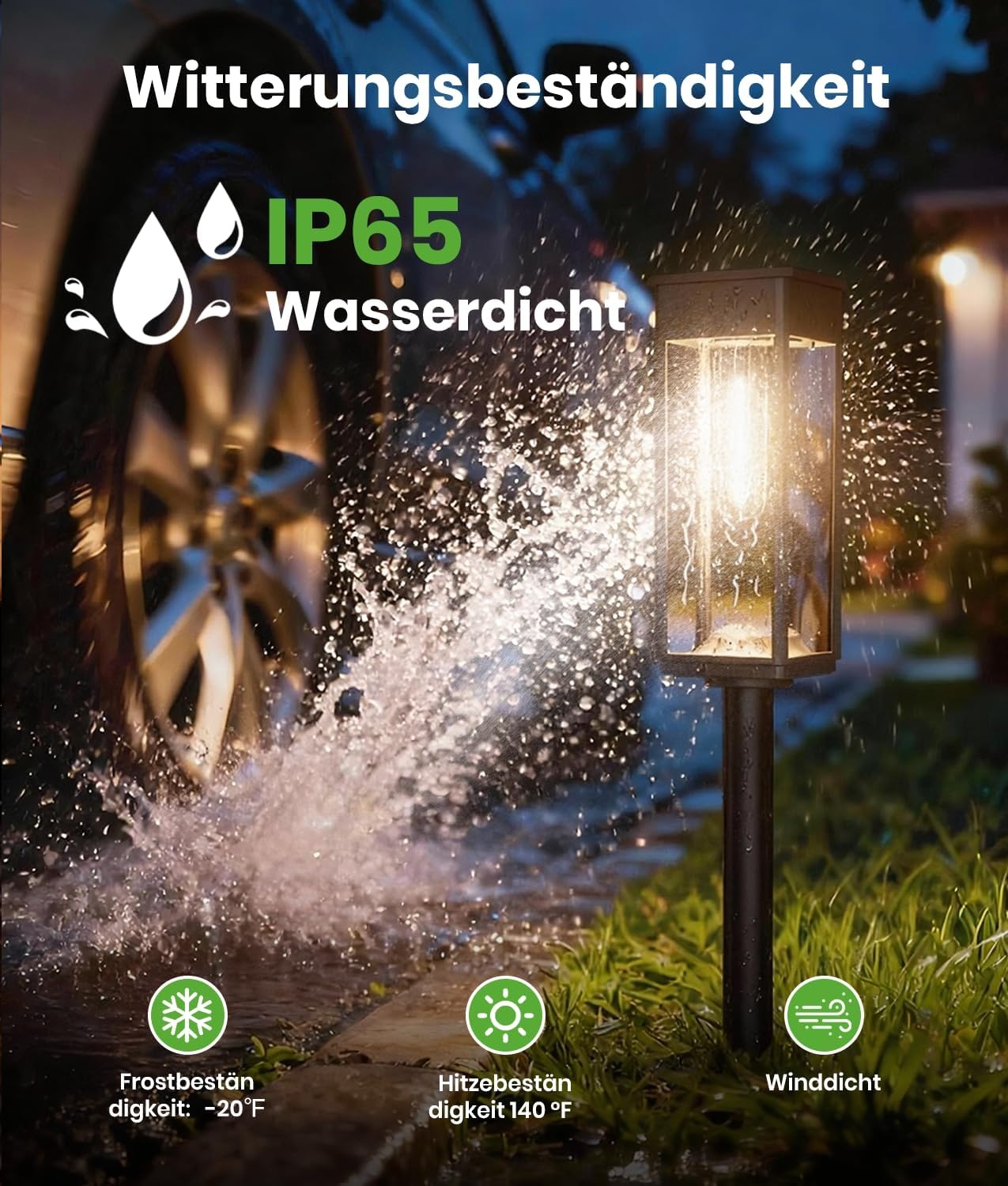 Zonnelampen voor buiten, tuin, tuinverlichting op zonne-energie met langere werktijd, extreem heldere tuinverlichting op zonne-energie, IP65 waterdicht, tuindecoratie voor balkon, terras, outdoor