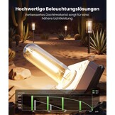 Zonnelampen voor buiten, tuin, tuinverlichting op zonne-energie met langere werktijd, extreem heldere tuinverlichting op zonne-energie, IP65 waterdicht, tuindecoratie voor balkon, terras, outdoor