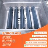 GFTIME 69787 brander & 7636 flavorizer bar voor Weber Spirit I 300-serie, Spirit E310 S310 E320 S320 E330 S330 (met voorste branderknoppen), reserveonderdelen voor Weber 310 Classic, Spirit LX 310