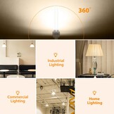 Aigostar Pack van 5 PLC 2U lampen, 15W Mais G24 buis, Neutraal Wit Licht 4000K, 1540lm, Niet verstelbaar