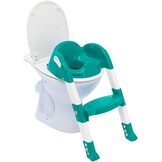 THERMOBABY - De loo WC-verloopstuk - Smart, leuk en hygiënisch - verstelbare voeten - antislip stappen - compact opvouwbaar - vanaf 18 maanden - gemaakt in Frankrijk - Charmgrijs