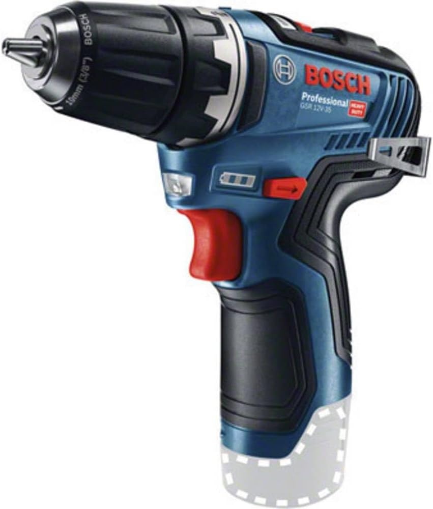 Bosch Professional 12V System accuschroefboormachine GSR 12V-35 (zonder accu's en oplader, in doos), 1 stuk