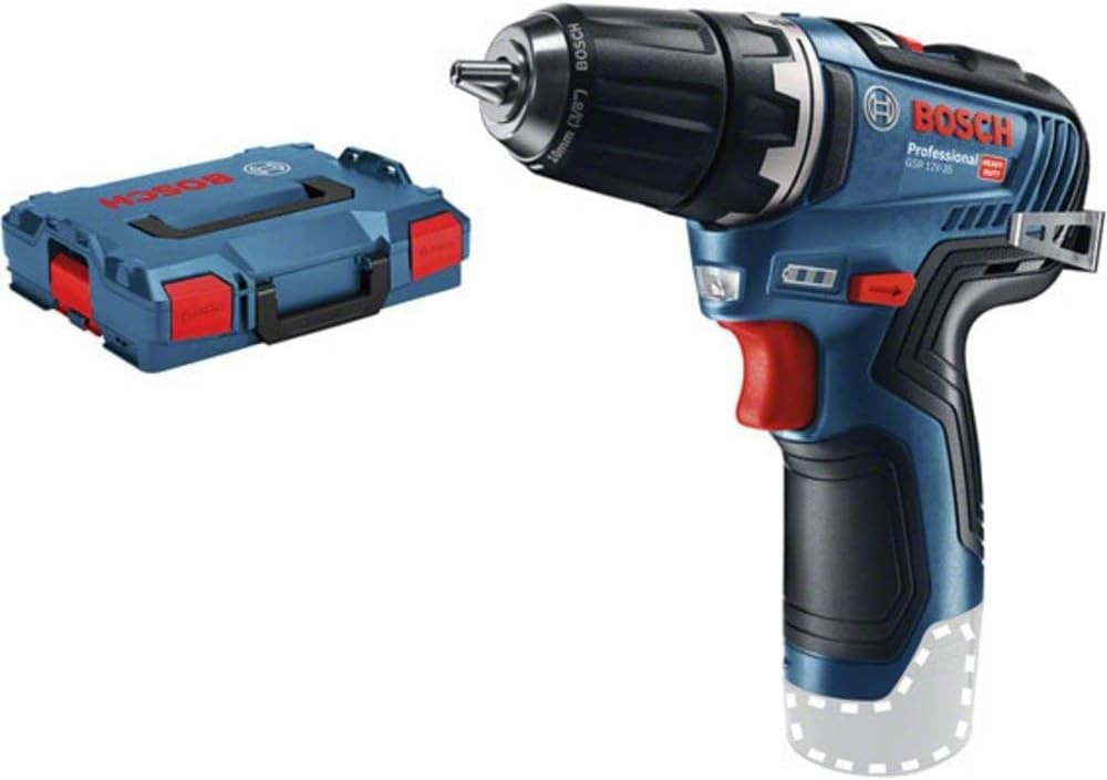 Bosch Professional 12V System accuschroefboormachine GSR 12V-35 (zonder accu's en oplader, in doos), 1 stuk