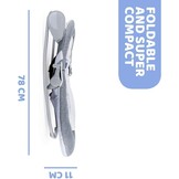 Chicco - Wipstoel Hooplà - 0 tot 18 kg - Verstelbaar naar Kinderstoel - Kantelbare Rugleuning - Inclusief Speelboog - 4 Wielen - Grijs (Titanium)