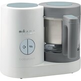 BÉABA - Babycook Neo - Babyvoedingprocessor Made in France - Mixer-Koker - Glazen Kom en Roestvrijstalen Kom - Babyvoeding diversificatie - Babyvoeding - Snel Stomen - Nacht Blauw