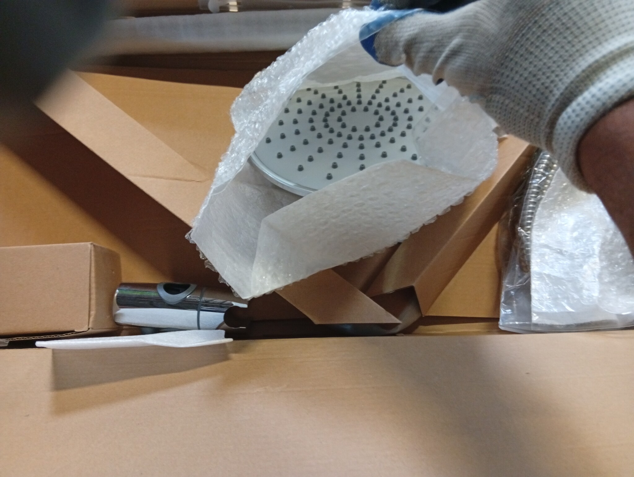 HOMELODY Douchesysteem zonder kraan, regendouche met roestvrij stalen douchekop rond, chroom hoofddouche, douchestang, doucheset, douchezuilset SUS304