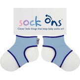 Sock Ons Sokkenhouders voor Baby's - Lichtblauw - 0-6 Maanden