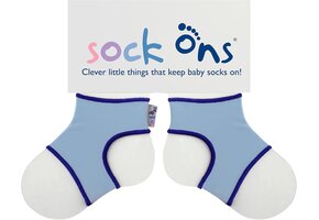 Babysokkenhouders Lichtblauw (0-6 mnd) | Zacht & Rekbaar | 50% Korting